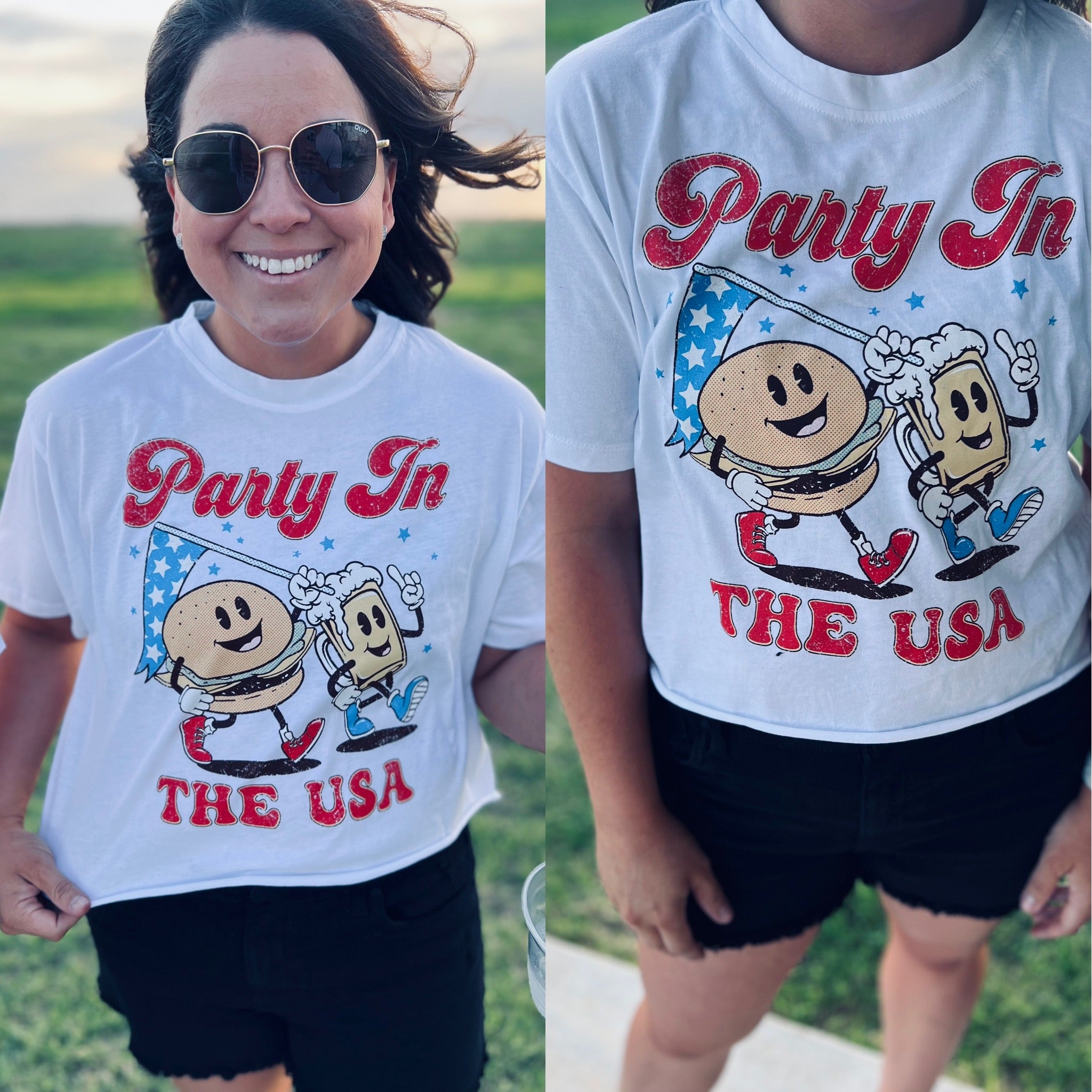 PARTY IN THE USA GRAPHIC TEE